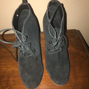 Wedge booties